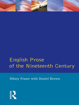 cover image of English Prose of the Nineteenth Century